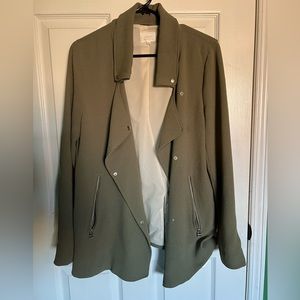 Drapey green Wilfred blazer
